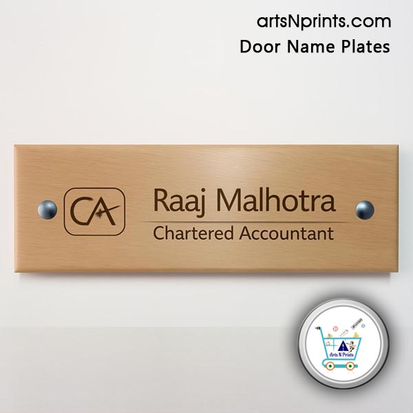 HR order online Wooden Engrave Door Name Plates by artsNprints door delivery across Gurgoam haryana and India no cash on delivery