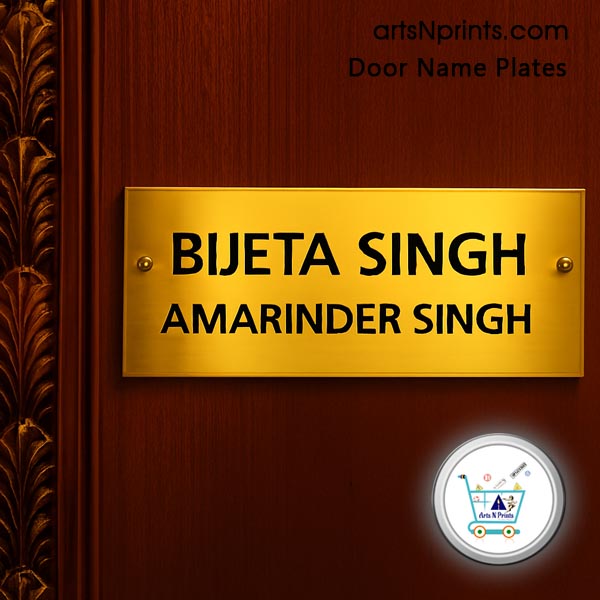 JH order online Wooden Engrave Door Name Plates by artsNprints door delivery across Ranchi Pakur Bokaro and India no cash on delivery