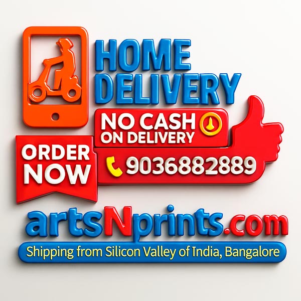 artsNprints Shipping From Silicon Valley of India Bangalore