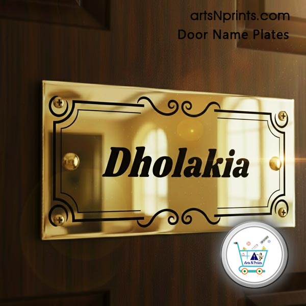 Affordable brass name plate online India